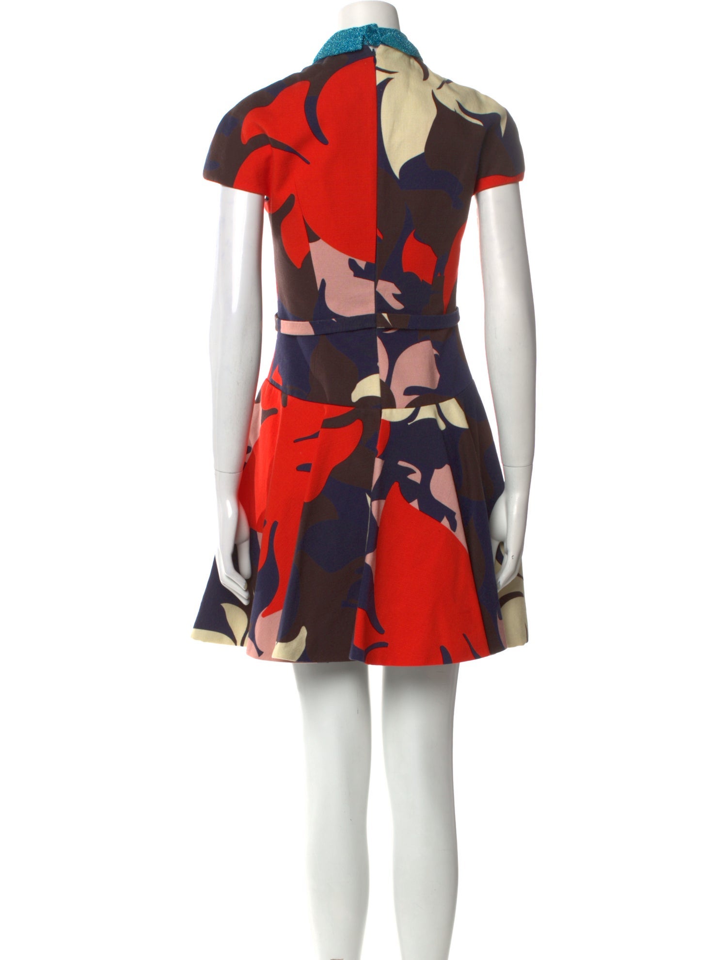 Delpozo Printed Mini Dress